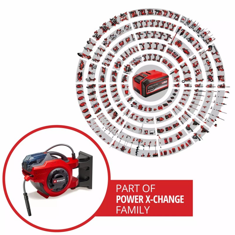 EINHELL AVVOLGITUBO A BATTERIA GE-HR 18/30 Li-Solo