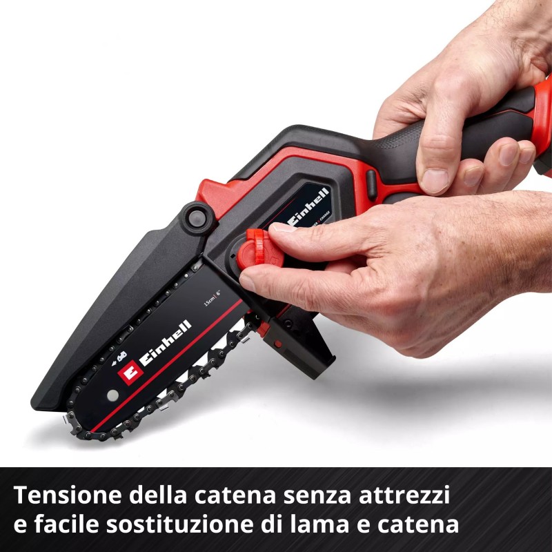 EINHELL MOTOSEGA A BATTERIA GE-PS 18/15 Li BL-Solo
