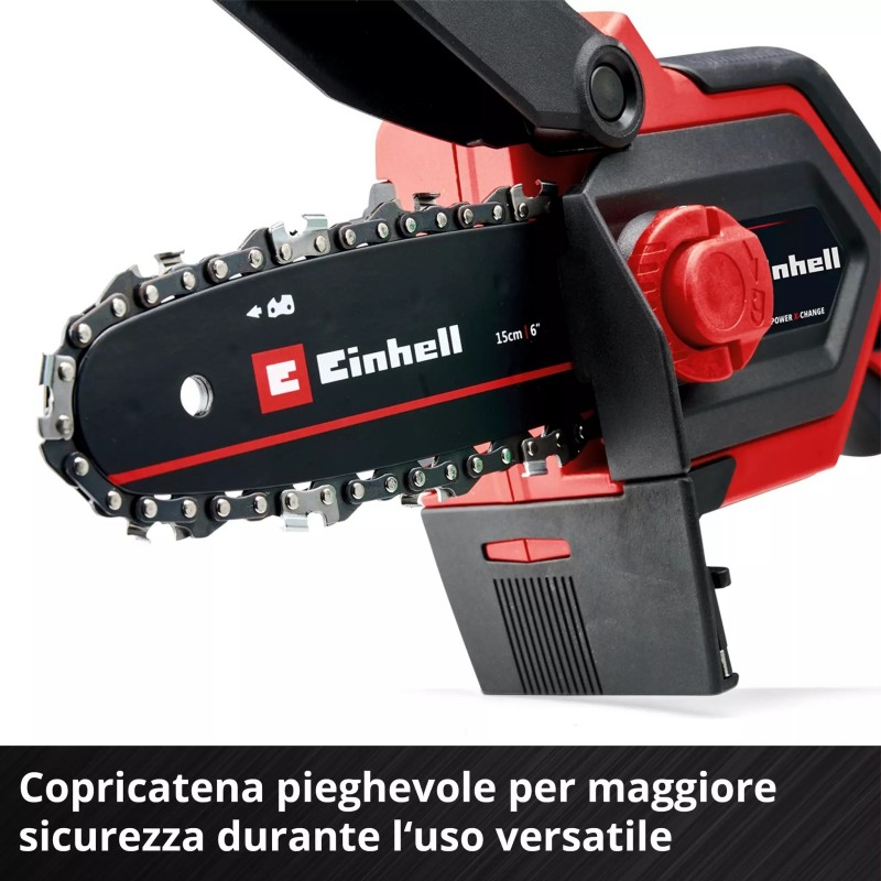 EINHELL MOTOSEGA A BATTERIA GE-PS 18/15 Li Bag Kit
