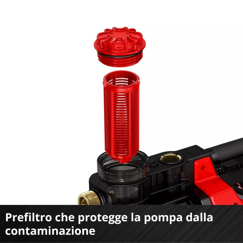 EINHELL POMPA DA GIARDINO A BATTERIA AQUINNA 18/30 F LED