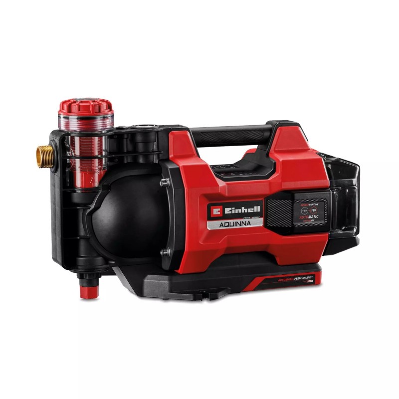 EINHELL POMPA DA GIARDINO A BATTERIA AUTOMATICA AQUINNA 18/30 F LED AUTOMATIC