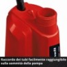 EINHELL POMPA PER ACQUE CHIARE A BATTERIA GE-SP 18 Li - Solo