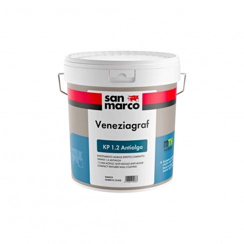 Rivestimento murale San Marco Veneziagraf effetto spatolato Grana 1,2 (Secchio 25Kg)