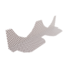 Rete antiuccelli ad angolo Riwega 30x90 mm PVC marrone (conf. 25 m)