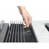 Stufa Sirmione 9 CS Thermos a pellet con bruciatore autopulente, semplice pulizia degli scambiatori
