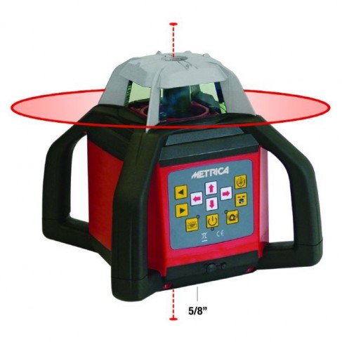 Autolivello laser rosso Metrica rotativo ricezione 4 lati ad elevata sensibilità