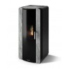 Stufa Firenze 12 CS Thermos a pellet con bruciatore autopulente, Pietra Ollare, a fumi posteriore/superiore, 13,2kW
