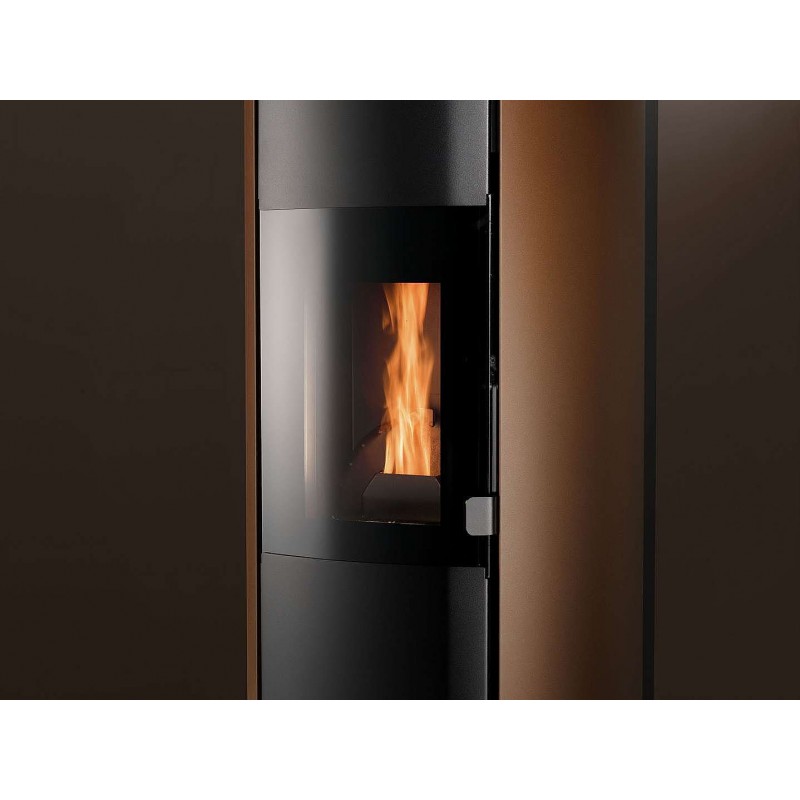 Stufa Arianna 12 Stagna CS Thermos a pellet, vetro panoramico curvato