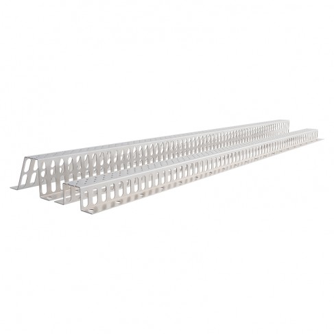 Listello metallico Riwega Metal 2.0 H25 55x2000 mm in lamiera zincata forata (20pz)