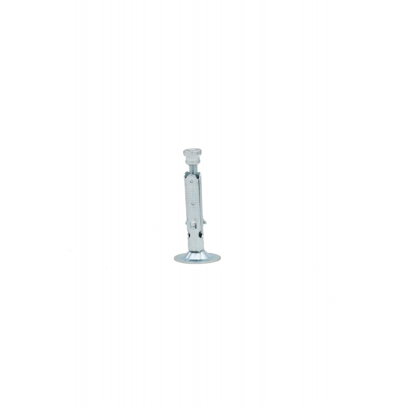 Tassello in acciaio con vite e rondella 8x40 mm