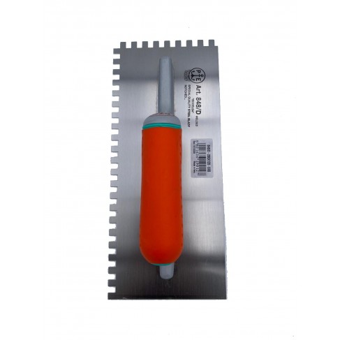 Frattone Pavan 848/D 280x120 in acciaio saldato dente quadro per piastrellisti