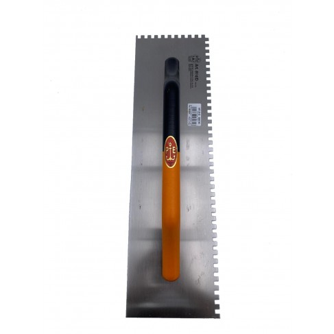 Frattone Pavan modello tedesco 814/D 500x140 in acciaio inox con dente quadro per piastellisti