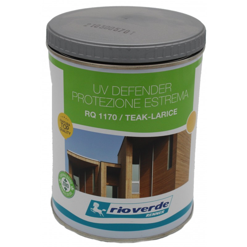 Finitura per legno Uv defender protezione esterma Teak-Larice RQ1170