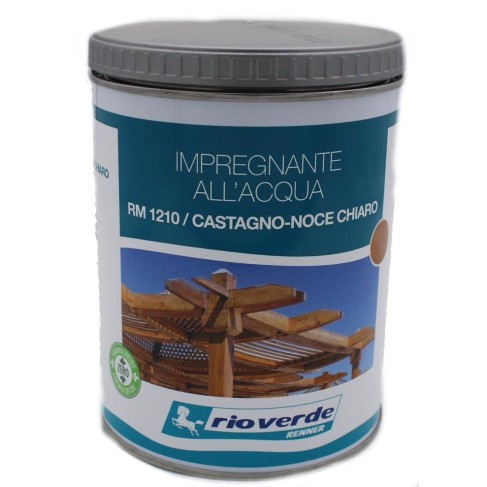 Impregnante all'acqua per legno Castagno-Noce chiaro RM 1210