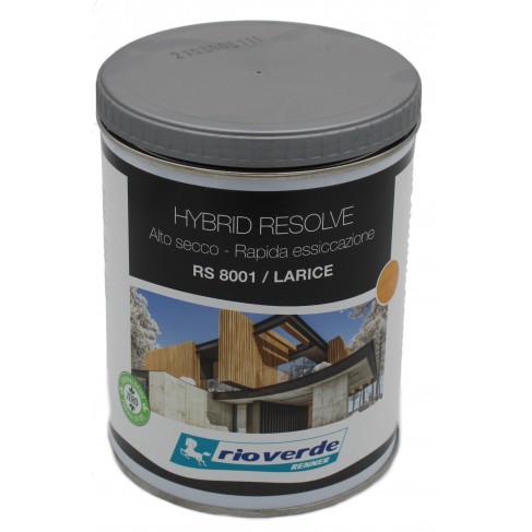 Impregnante all'acqua per legno hybrid resolve alto secco - rapida essiccazione Larice RS8001