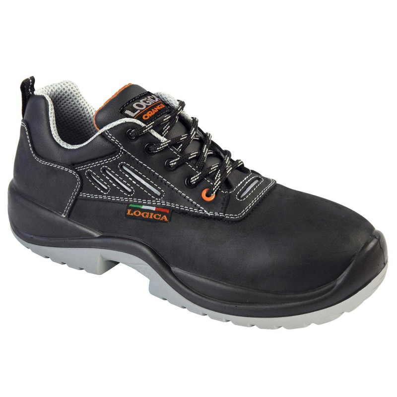 Scarpe antinfortunistiche Logica Solid Orange Parigi 3 S3 Taglia da 37 a 48