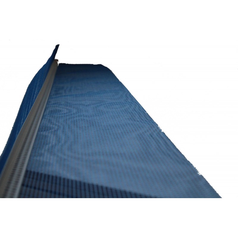 Paraspigolo Edilferro da 2.5m in pvc+rete per cappotto misura 10x23