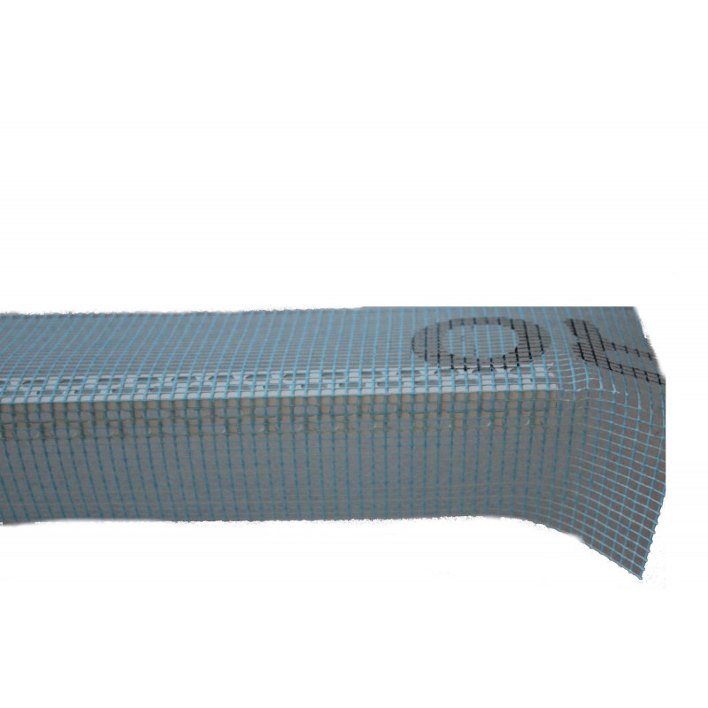 Paraspigolo Edilferro da 2.5m in pvc+rete per cappotto misura 8x12 cm
