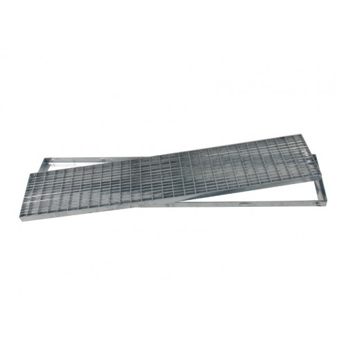 Griglia antitacco con telaio maglia Maggini 33x11 cm in acciaio zincato