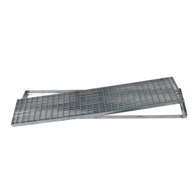 Griglia antitacco con telaio maglia Maggini 33x11 cm in acciaio zincato