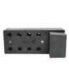 Supporto per montaggio cardini con tassello spessore 12 cm per cappotti termici