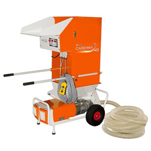 Cardatrice Mixer Card'Mix 40/2 0,75kW per cellulosa e lana di roccia, serbatoio 220lt Mixer - 1