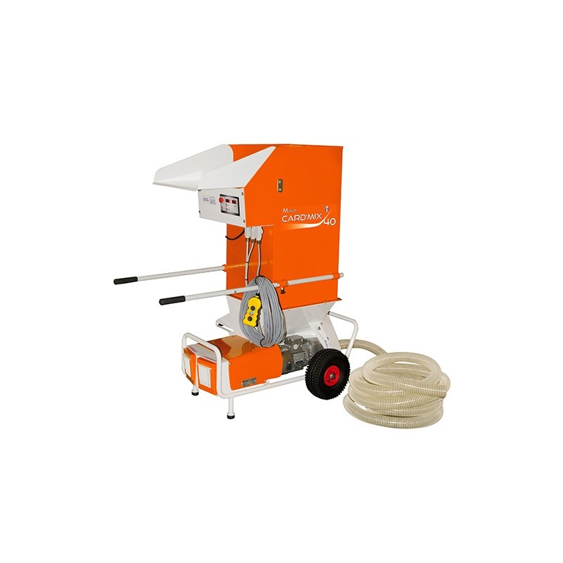 Cardatrice Mixer Card'Mix 40/2 0,75kW per cellulosa e lana di roccia, serbatoio 220lt Mixer - 1