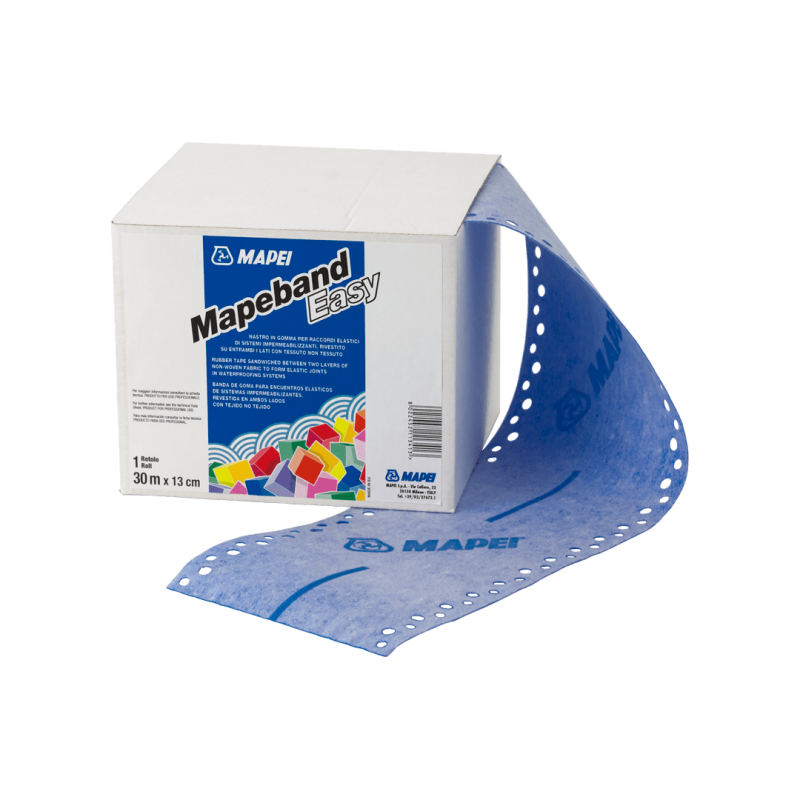 Nastro in gomma Mapei Mapeband Easy (Rotoli da 10 o 30 mt, Angolari da 90° o 270°, Quadrotti 200x200 mm o 400x400 mm)