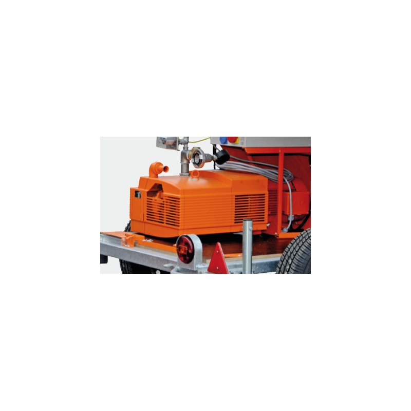 Motore del compressore dell'impianto pneumatico per silos SILOMAT trailer 105 Knauf PFT 400V 3 fasi
