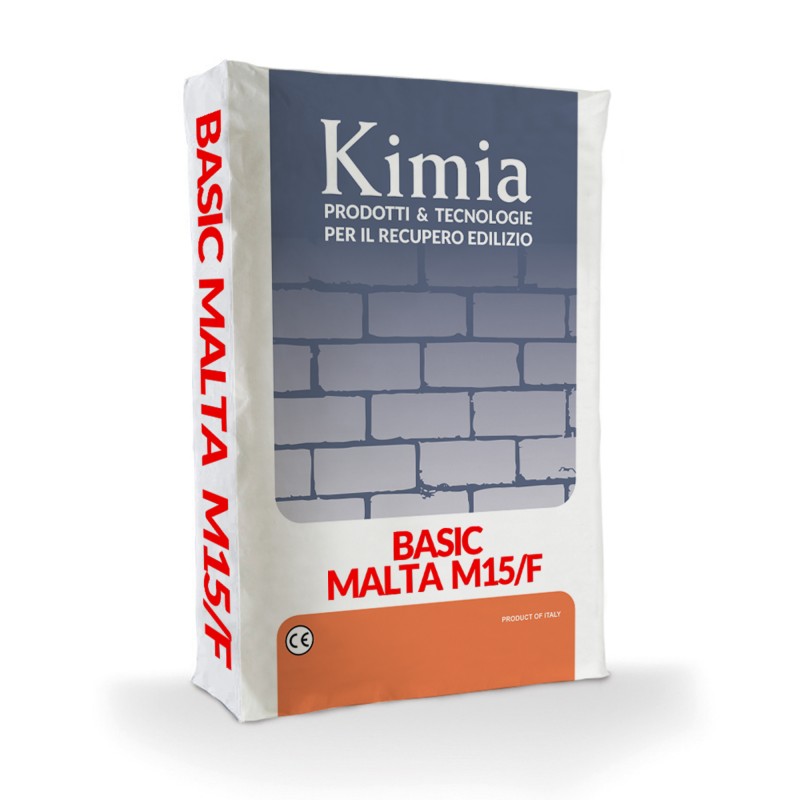 Malta idraulica Basic Malta M15/F Kimia (Sacco da 25 kg)