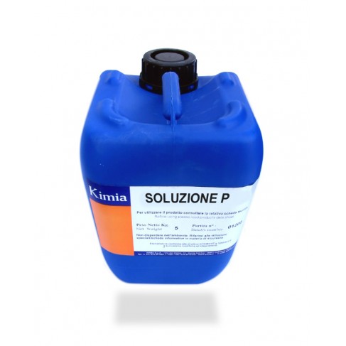 Formulato chimico a base di acidi tamponati Soluzione P Kimia (Contenitori da 5 lt e 25 lt)