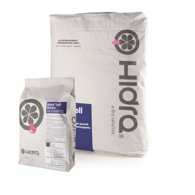Adesivo rasante Hidra Coll Bianco/Grigio (Sacco da 5 o 25 Kg)