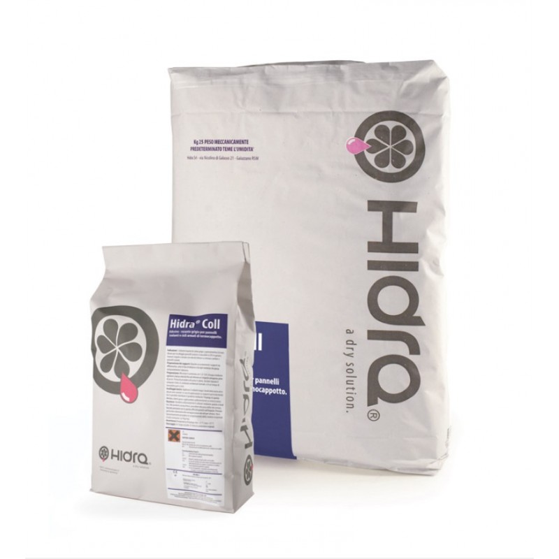 Adesivo rasante Hidra Coll Bianco/Grigio (Sacco da 5 o 25 Kg)