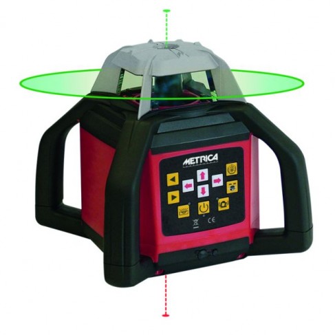 Autolivello laser verde Metrica rotativo ricezione 4 lati fino 500 metri