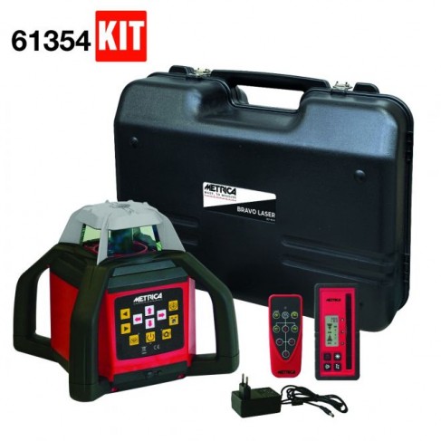 Livella laser Metrica rotativa con ricezione su 4 lati fornito con ricevitore 61326