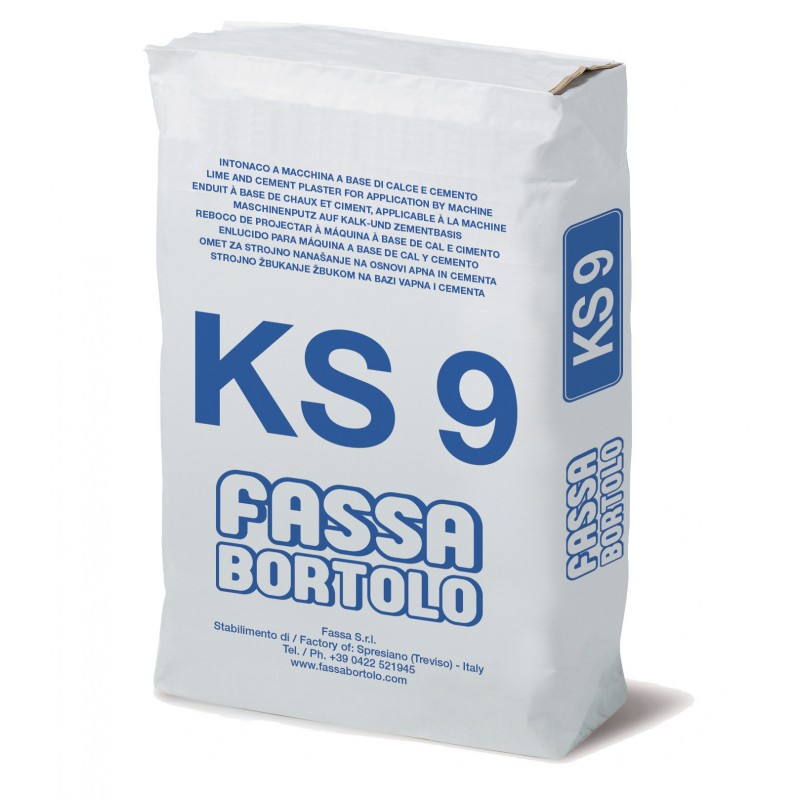 Intonaco cementizio Fassa KS 9 (Sacco da 25 Kg) Fassa Bortolo - 1