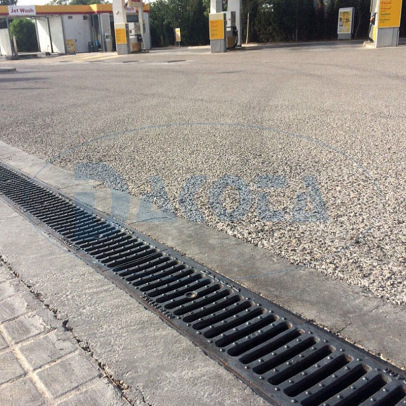 Canaletta di scolo Dakota Taurus 1mt 130x40 per acque meteoriche e liquidi Dakota - 5