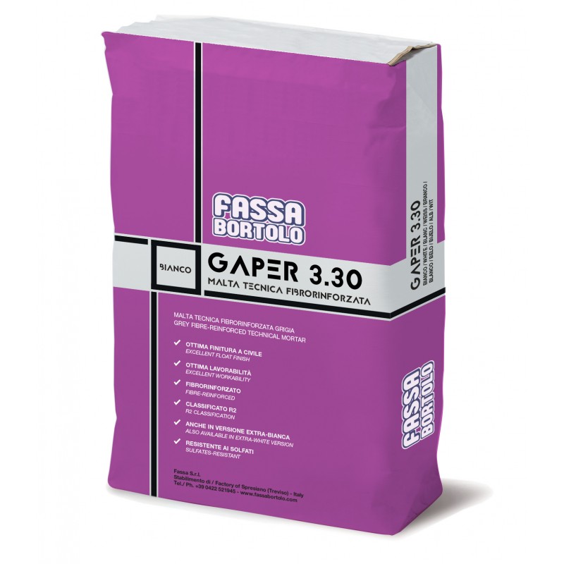 Rasante Fassa Gaper 3.30 tecnica tixotropica (Sacco da 25 Kg) Fassa Bortolo - 1