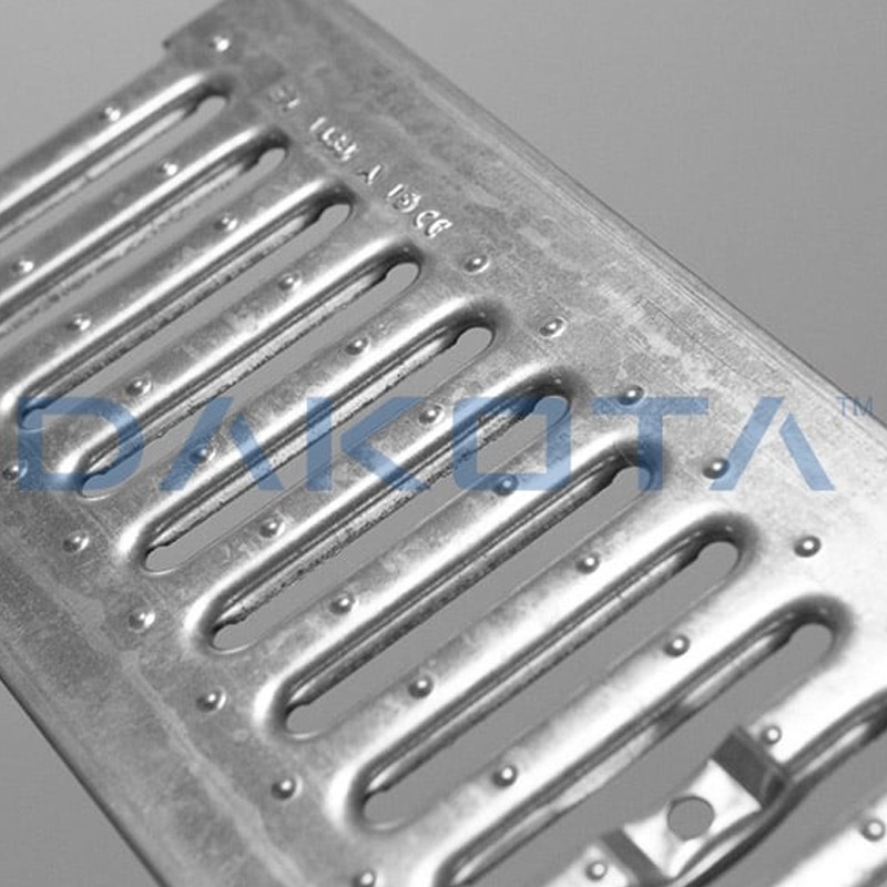 Griglia copribordo Dakota 1mt in acciaio inox per canalette di scolo Taurus 130 Dakota - 4