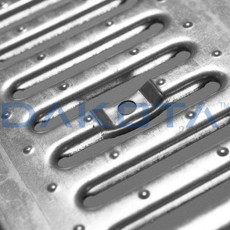 Griglia copribordo Dakota 1mt in acciaio inox per canalette di scolo Taurus 130 Dakota - 5