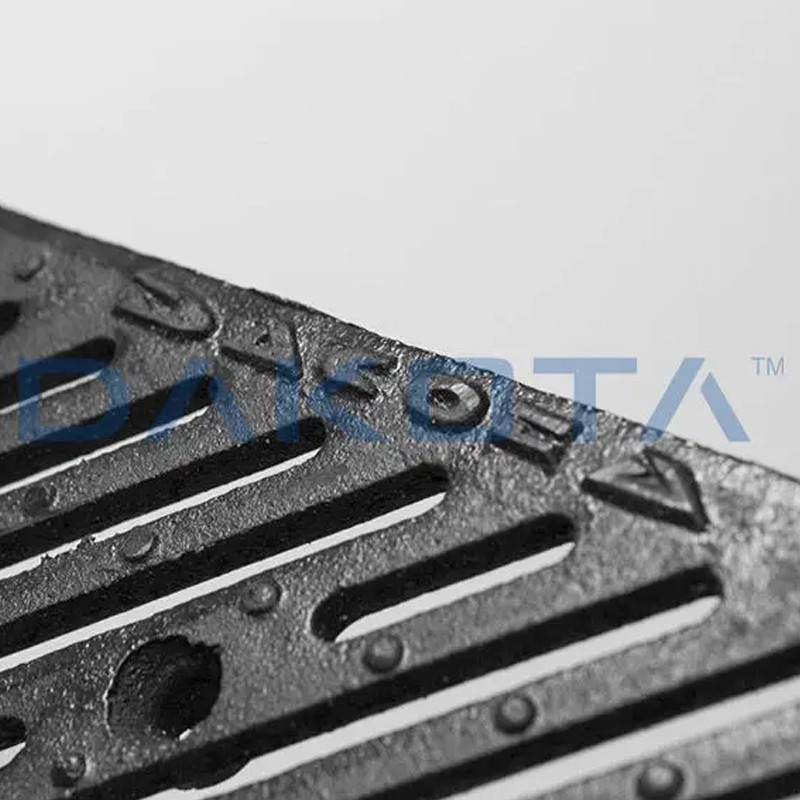 Griglia in ghisa antitacco C250 Dakota 0,5mt per canalette di scolo Taurus 200 Dakota - 3