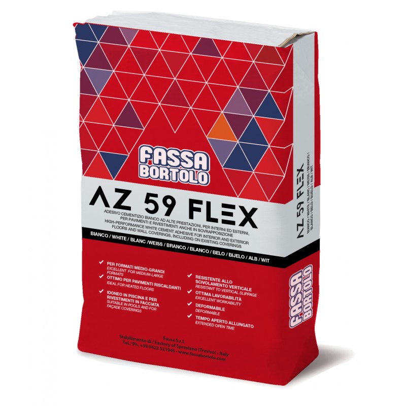 Colla Fassa AZ 59 FLEX (Sacco da 25 Kg) Fassa Bortolo - 1