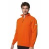 Felpa zip corta Logica Ambra 1/4/5/6 Taglia da S a XXXL