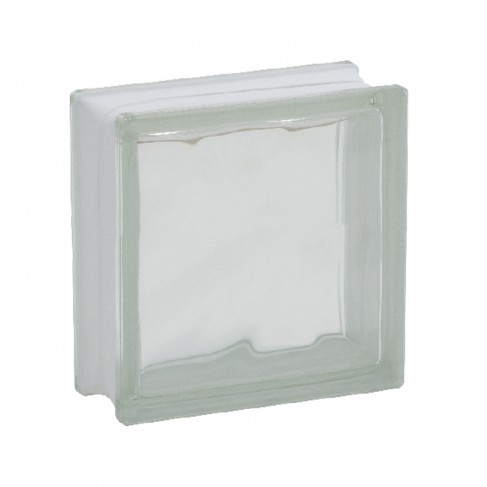 Mattone vetrocemento Dakota ondulato chiaro, 240x240x80mm (Confezione da 5 pezzi) Dakota - 1