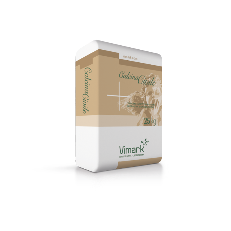 Finitura Vimark Calcina Civile beige nocciola minerale a grana fine ( Sacco da 25 kg) Vimark - 1