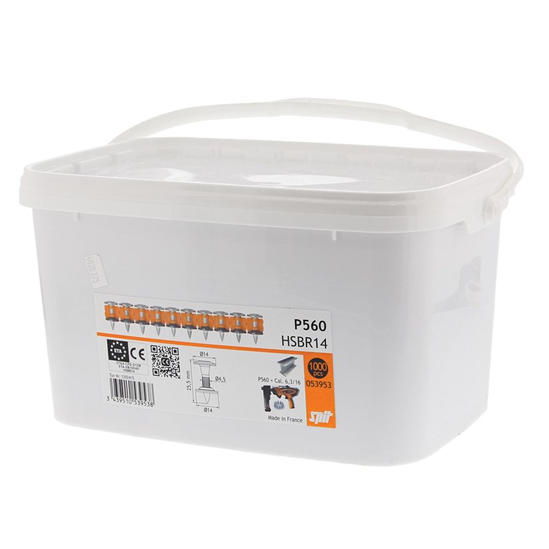 Chiodi in striscia Spit HSBR14 ad alte prestazioni per applicazioni su acciaio (1000pz) Spit - 6