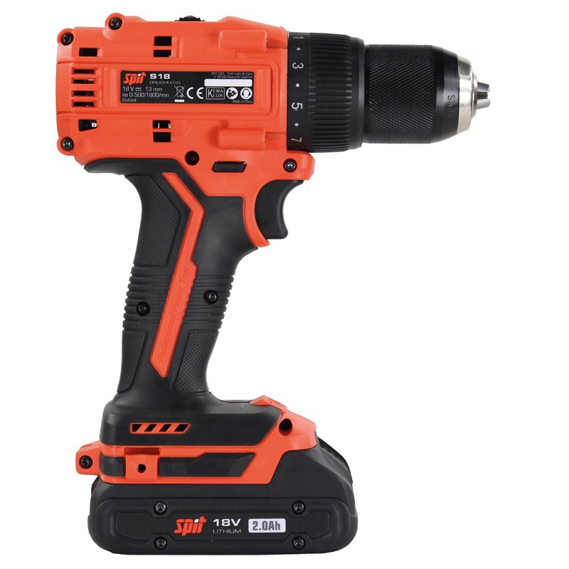Trapano avvitatore a batteria Spit S18 con mandrino 13mm Spit - 2