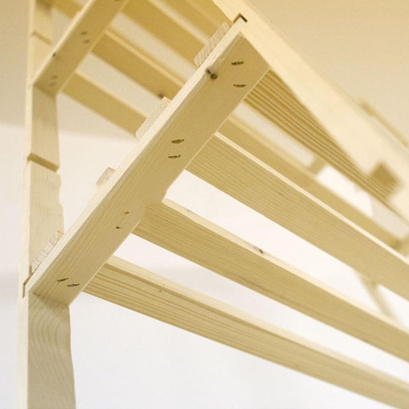 Scaffalatura Dakota Slim 4 ripiani in legno di abete bianco, 800x1700x300mm Dakota - 2