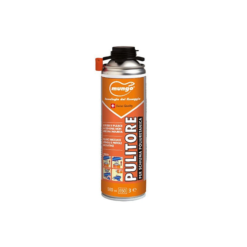 Pulitore Mungo per pistola schiuma poliuretanica (Confezione da 500 ml) Mungo - 1