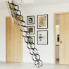 Dettaglio scala retrattile a soffitto Dakota Supra 500mm